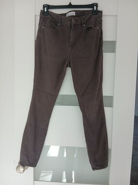 LOFT Slim Straight Jeans in Brown